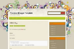 FloranceBloggerTemplate